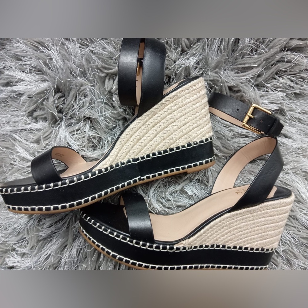 Black Ralph Lauren wedges